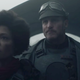 Val (Thandie Newton), Tobias (Woody Harrelson), and Han (Alden Ehrenreich) in Solo: A Star Wars Story.